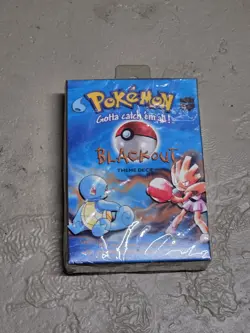 Pokemon Blackout New Factory Sealed 1999 Card Theme Deck - Image 1