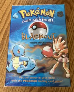 1999 Pokemon TCG Blackout Theme Deck Wizards of the Coast Trading Cards Sealed - Image 1