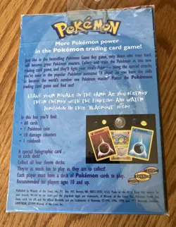 1999 Pokemon TCG Blackout Theme Deck Wizards of the Coast Trading Cards Sealed - Image 4