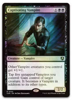 Captivating Vampire #100 (Foil) (NM) Innistrad Remastered INR Magic MTG - Image 1