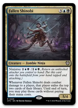 Fallen Shinobi #226 (NM) Thunder Junction OTC Magic MTG - Image 1