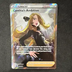 Pokemon Cynthia's Ambition Full Art Brilliant Stars 169/172 Ultra Rare Holo Eng… - Image 1
