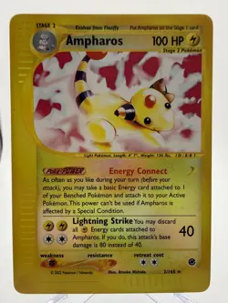 Pokemon TCG - Ampharos - Expedition - 2/165 - Reverse Holo Holo Rare NM/LP - Image 1