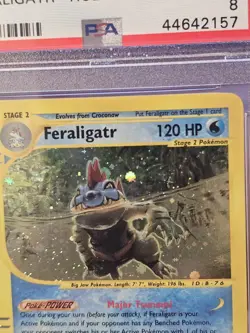 PSA 8 Feraligatr 12/165 Expedition E Series 2002 Pokemon Card Holo NEAR MINT - Image 3