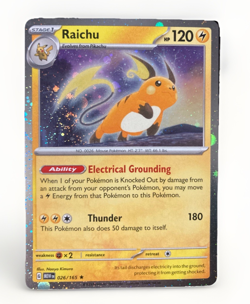 Raichu 026/165 Cosmos Holo 151 Sam's Club Exclusive Promo Pokemon TCG | SWIRL - Image 1