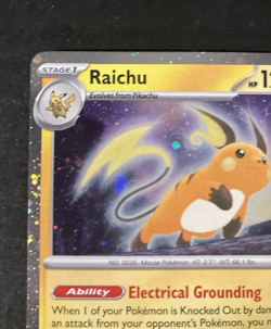 Raichu 026/165 Cosmos Holo 151 Sam's Club Exclusive Promo Pokemon TCG | SWIRL - Image 2