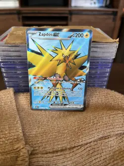 Pokemon TCG Zapdos ex 192/165 Sv: Scarlet & Violet 151 Holo - Image 1