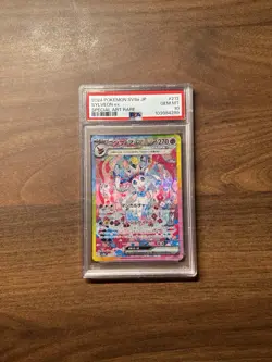 Pokemon 2024 Sylveon ex 212/187 Special Art Rare SV8a Japanese GEM MINT PSA 10 - Image 1