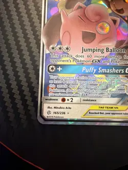 Pokemon TCG Mega Lopunny & Jigglypuff GX 165/236 Cosmic Eclipse - Image 2