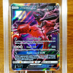 Pokemon Sun & Moon Forbidden Light Yveltal GX 79/131 AGS Mint 9 Holo Rare 2018 - Image 2