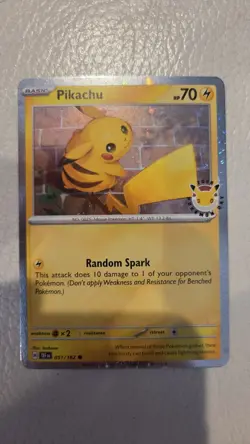 Pikachu Pokemon Day 2026 Holo Promo NM – Official Annual Promo – 051/162 - Image 1