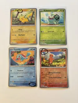 SWIRLS !! Pokemon 151 Costco Reverse Rev Cosmos Holo Promo Set VARIANT I - Image 1