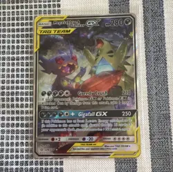 Pokemon Mega Sableye & Tyranitar GX SM-Unified Minds TAG TEAM Full Art Holo 226… - Image 1
