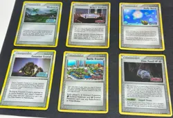 Pokemon EX Era Lot Of 6 STAMPED Reverse Holo Trainers Windstorm Power Keepers MP - Image 3