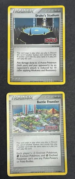 Pokemon EX Era Lot Of 6 STAMPED Reverse Holo Trainers Windstorm Power Keepers MP - Image 4
