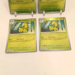 Pokemon Bayleef (Reverse Holo) 009/132 NM Mega Evolution Playset x4 - Image 3