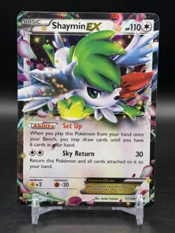 Pokemon Shaymin EX Roaring Skies 77/108 Ultra Rare English LP - Image 1