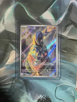 Pokemon TCG Sawk 130/086 Illustration Rare Sv: White Flare - Image 1