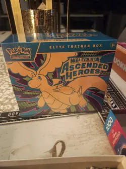 Pokemon TCG Mega Evolution Ascended Heroes Elite Trainer Box Dragonite Zekrom - Image 1