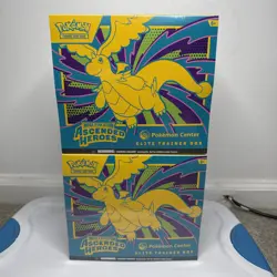 Pokemon TCG Ascended Heroes Pokemon Center Elite Trainer Box ETB SEALED x2 - Image 1