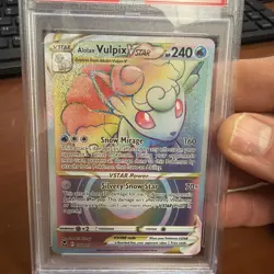 PSA 10 2022 POKEMON SWSH ALOLAN VULPIX VSTAR SILVER TEMPEST SECRET RAINBOW #197 - Image 3