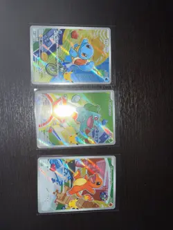 Pokemon TCG First Partner Illustration Collection Series 1 Kanto GEN 1 Starters - Image 1