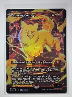 MTG Enduring Courage (Showcase) Duskmourn: House of Horror Foil M 392 (Clean) - Image 1