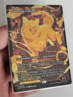 MTG Enduring Courage (Showcase) Duskmourn: House of Horror Foil M 392 (Clean) - Image 3