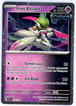 Pokemon TCG Iron Valiant (Cosmos) 079/162 Twilight Masquerade Holo Exclusive - Image 1