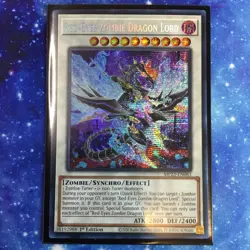 Red-Eyes Zombie Dragon Lord - MP23-EN083 - Prismatic (Dueling Heroes) YUGIOH TCG - Image 1