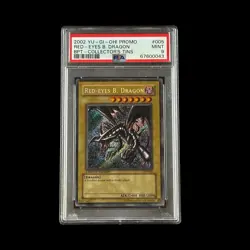 Yu-Gi-Oh! Slab Red Eyes Black Dragon BPT-005 PSA 9 Mint 2002 - Image 1