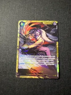 One Piece TCG The Azure Sea’s Seven Crocodile SEC OP14-120 - Image 1