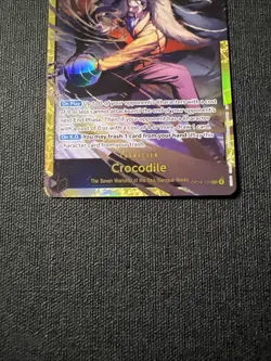 One Piece TCG The Azure Sea’s Seven Crocodile SEC OP14-120 - Image 3