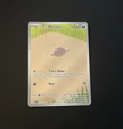 Paldean Wooper IR 221/193 Sv02 Paldea Evolved Illustration Rare Holo Card NM - Image 1