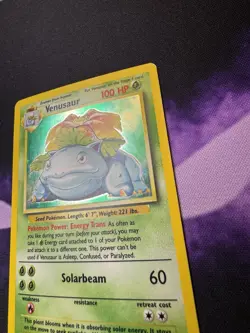 Venusaur 1999 Holo Black Star Card 15/102 Pokemon Card Base Set - Image 2