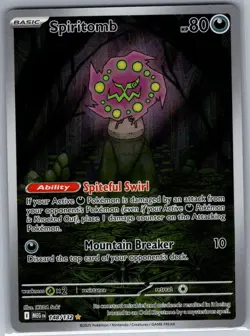 Spiritomb 148/132 ME01: Mega Evolution - Pokemon Card - NM - Image 1