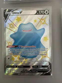 Pokemon TCG Shining Fates V Rule Holo Lot - 9 Cards Ditto V Falinks V - Image 1