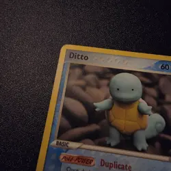 Pokemon TCG Ditto 64/113 Squirtle EX Delta Species 2005 Card Non Holo Vintage - Image 2
