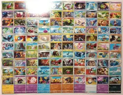 Lot of 100 Japanese Pokemon Card Game From Sword & Shield Series TCG - Image 1