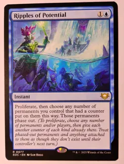 Ripples of Potential MTG, Edge of Eternities Commander, Rare, LP - Image 1