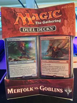 Duel Decks: Merfolk vs. Goblins Box Set Magic The Gathering Factory Sealed LQQK - Image 1