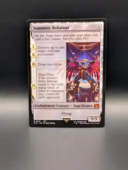 MTG - Summon: Bahamut - Enchantment Creature (Saga Dragon) - FIN #1 - Mythic - Image 1