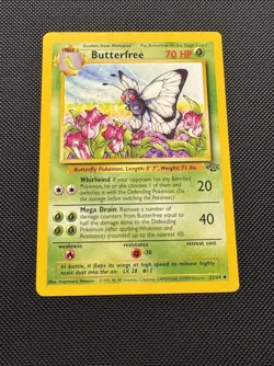 Pokemon TCG Butterfree 33/64 Jungle Set Uncommon Near Mint 1999 WoTC Unlimited - Image 2