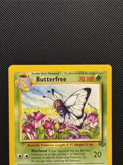 Pokemon TCG Butterfree 33/64 Jungle Set Uncommon Near Mint 1999 WoTC Unlimited - Image 3