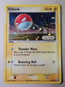 Pokemon Voltorb 68/92 EX Legend Maker Stamped Holo 2006 MP/HP Rare - Image 1