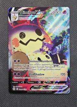 Mimikyu VMAX TG17/TG30 SWSH09: Brilliant Stars Trainer Gallery Holo Pokemon TCG - Image 1