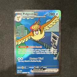 Pokemon Pidgeot ex Special Illustration Rare SV03 225/197 Full Art Holo 280 HP - Image 1