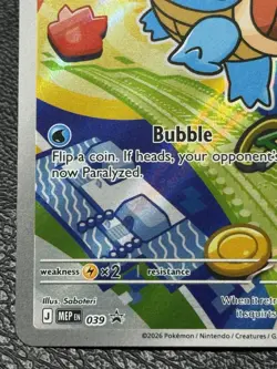 Squirtle MEP 039 Promo - Illustration Rare - Pokemon TCG: 30th Anniversary - NM - Image 5
