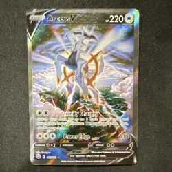 Pokemon Arceus V Ultra Rare Brilliant Stars 166/172 Full Art Holo 220 HP Basic - Image 1