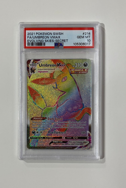 Pokemon Evolving Skies #214 Umbreon VMAX 214/203 PSA 10 - Image 1